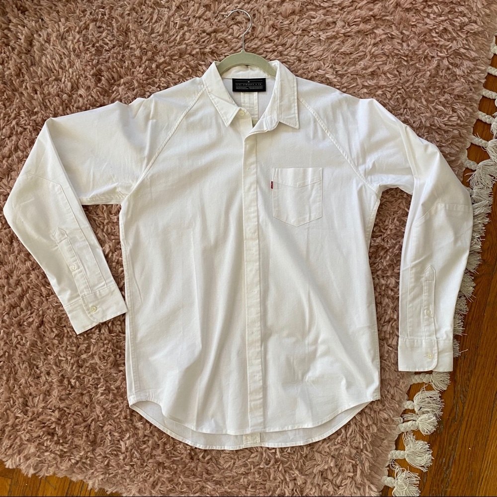 Levi’s Commuter raglan white button up shirt